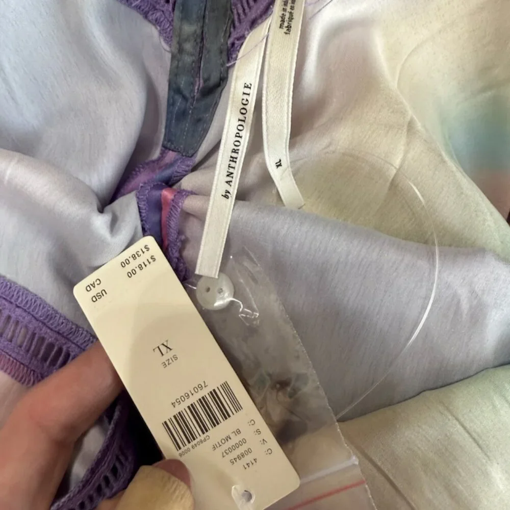 By Anthropologie Slip Dress SZ XL NWT - Picture 6 of 12